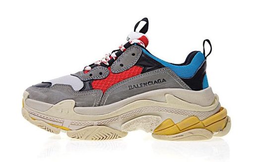 Triple S Grey Red Blue - AvaSneaker