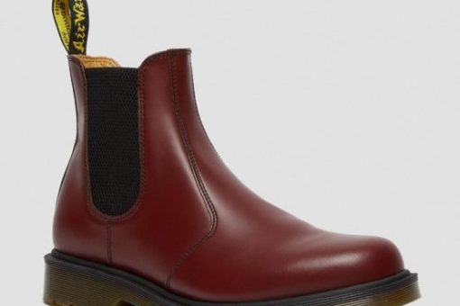 DR.MARTENS 2976 SMOOTH CHELSEA CHERRY RED