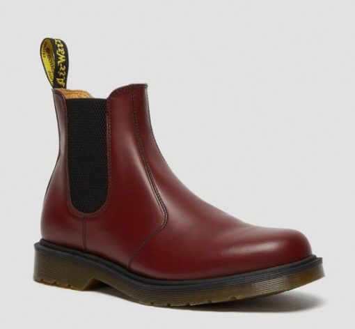 DR.MARTENS 2976 SMOOTH CHELSEA CHERRY RED