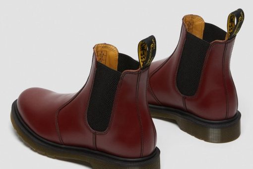 DR.MARTENS 2976 SMOOTH CHELSEA CHERRY RED