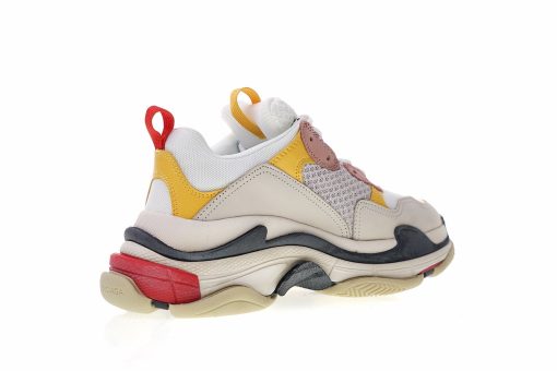 Triple S Cream Yellow Red - AvaSneaker