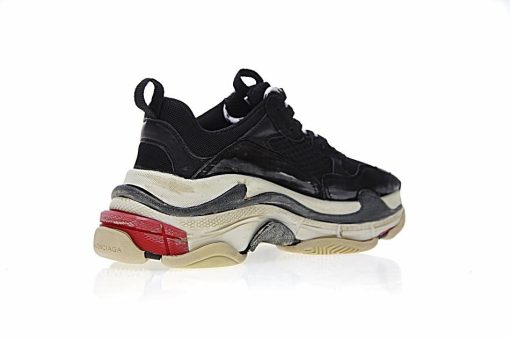 Triple S Black White Red - AvaSneaker