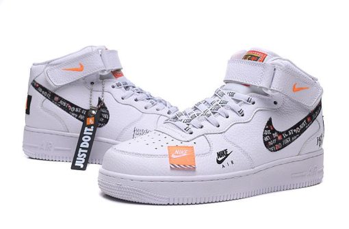 AF High "Just do it" White/Black - AvaSneaker