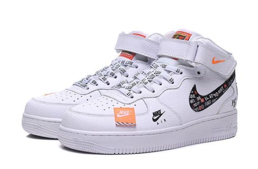 AF High "Just do it" White/Black - AvaSneaker