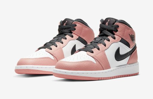 AIR JORDAN 1 MID GS PINK QUARTZ