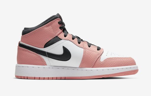 AIR JORDAN 1 MID GS PINK QUARTZ