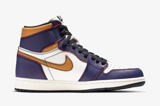 NIKE AIR JORDAN 1 GOLD X PURPLE