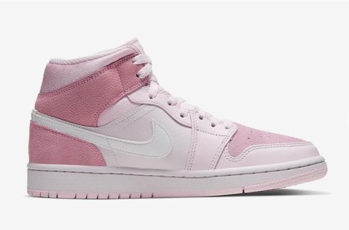 NIKE AIR JORDAN WMNS MID WHITE DIGITAL PINK