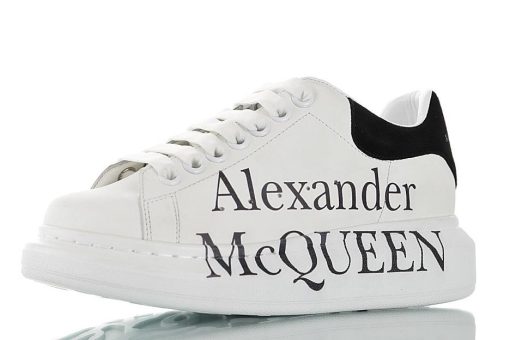 Alexander McQueen White with Logo - AvaSneaker