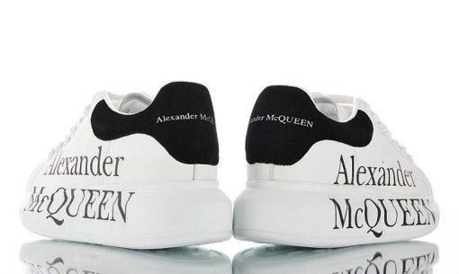 Alexander McQueen White with Logo - AvaSneaker