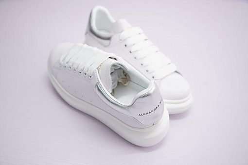 Alexander McQueen White Silver - AvaSneaker