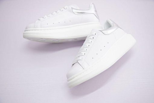 Alexander McQueen White Silver - AvaSneaker