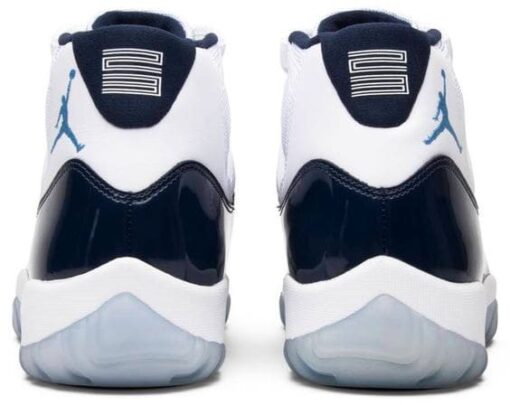 Nike Air Jordan 11 White Navy Blue - UNC Win Like 82