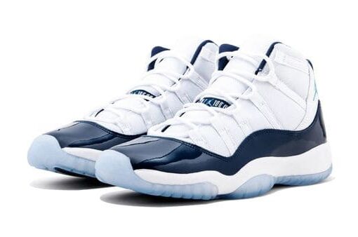 Nike Air Jordan 11 White Navy Blue - UNC Win Like 82