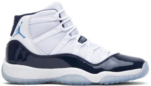 Nike Air Jordan 11 White Navy Blue - UNC Win Like 82