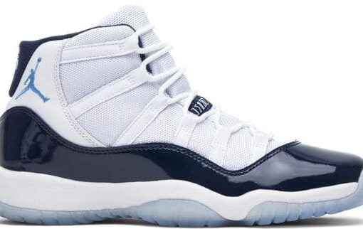 Nike Air Jordan 11 White Navy Blue - UNC Win Like 82