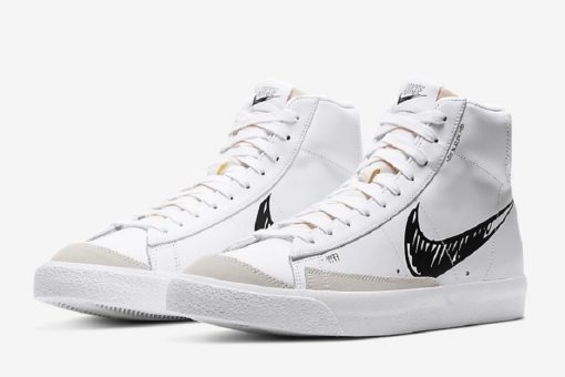 NIKE BLAZER MID 77 VINTAGE WHITE X BLACK