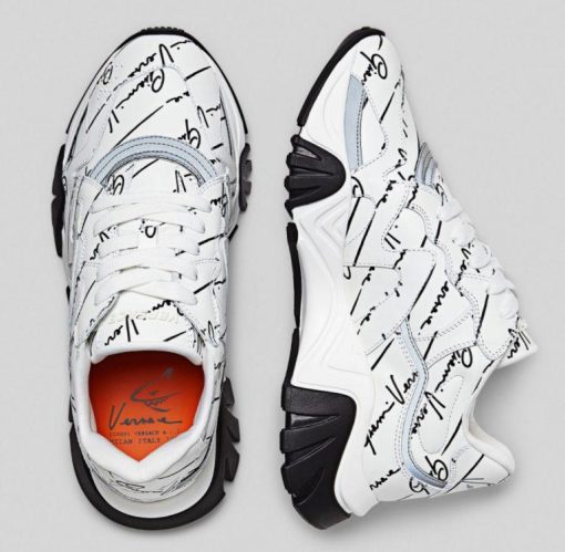 SQUALO TRAINERS WHITE SIGNATURE - AvaSneaker