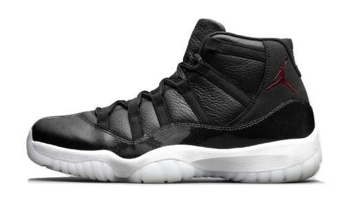 NIKE AIR JORDAN 11 BLACK (WHITE SOLE)