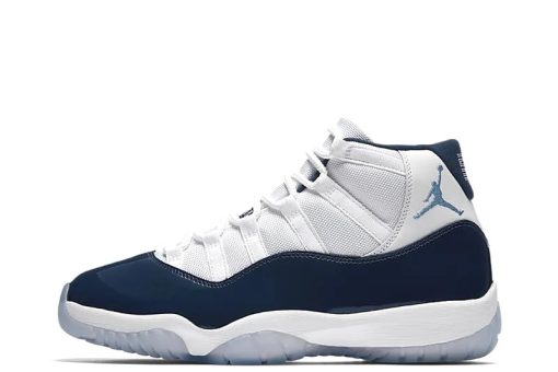 Nike Air Jordan 11 Weiss Navy Blau - UNC Win Like 82