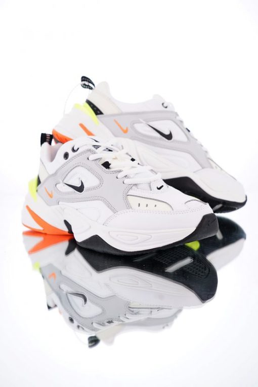 NIKE M2K TEKNO WHITE X BLACK LOGO