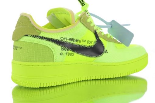 NIKE AIR FORCE X OFF WHITE VOLT 2.0