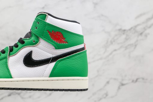 NIKE AJ1 high top white green - Image 3