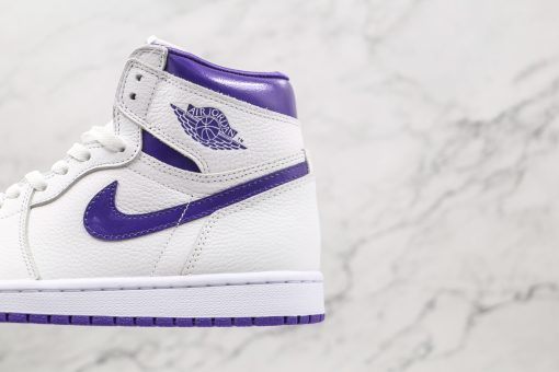 NIKE AJ1 high top white purple