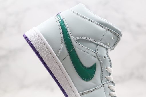 NIKE Air Jordan AJ1 Mid White green blue - Image 4