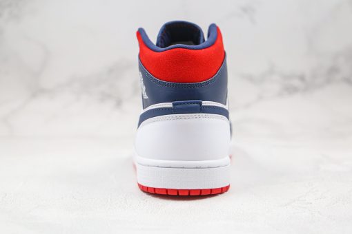 NIKE Air Jordan 1 Mid Blue red white