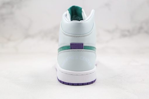 NIKE Air Jordan AJ1 Mid White green blue - Image 6