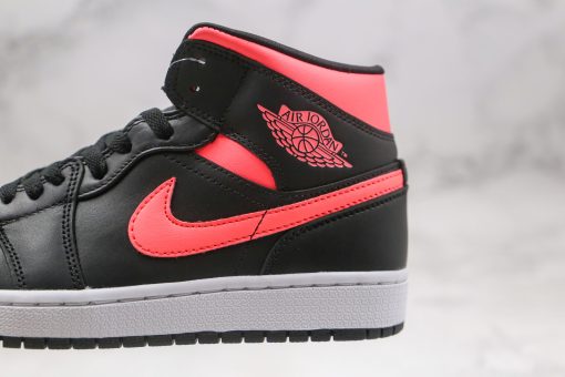 NIKE Air jordan 1 Mid fluorescent Black Pink