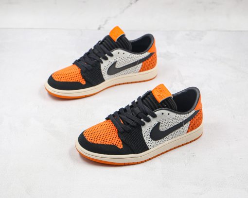 NIKE Air Jordan 1 Low Buttonhole knitting