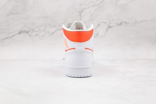 NIKE Air Jordan 1 Mid White Orange