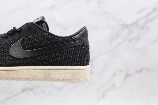 NIKE Air Jordan 1 Low Black knitting