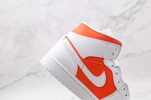 NIKE Air Jordan 1 Mid White Orange