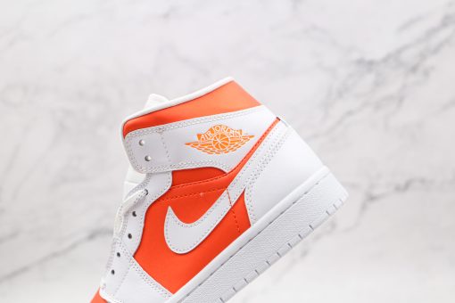 NIKE Air Jordan 1 Mid White Orange