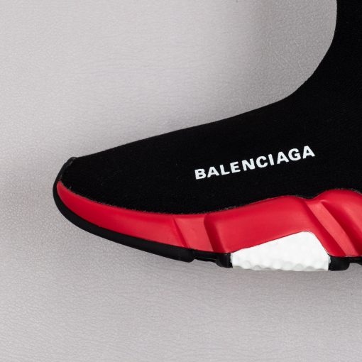 Balenciaga Speed knit Mid Red - Image 3