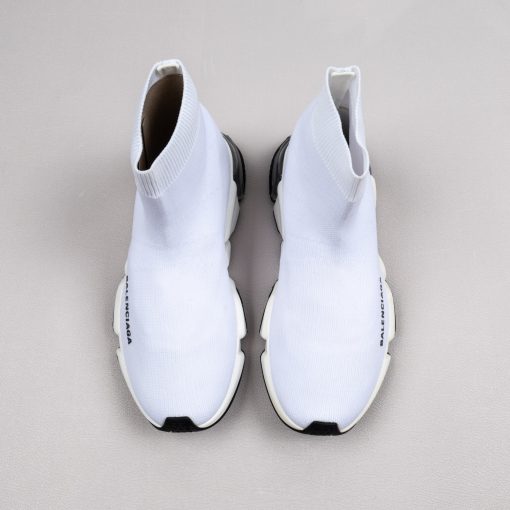 Balenciaga Speed knit Mid White Black