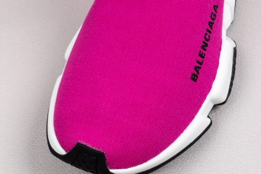 Balenciaga Speed knit Mid Fuchsia White