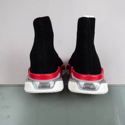 Balenciaga Speed knit Mid Red - Image 6