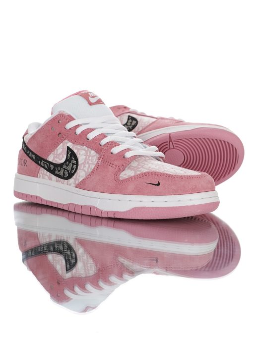 Dior x Nike Wmns SB Dunk Low Pro"Pink/White Oblique"