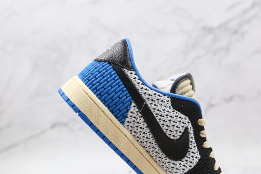 NIKE Air Jordan 1 Retro low Flyknit Blue barb