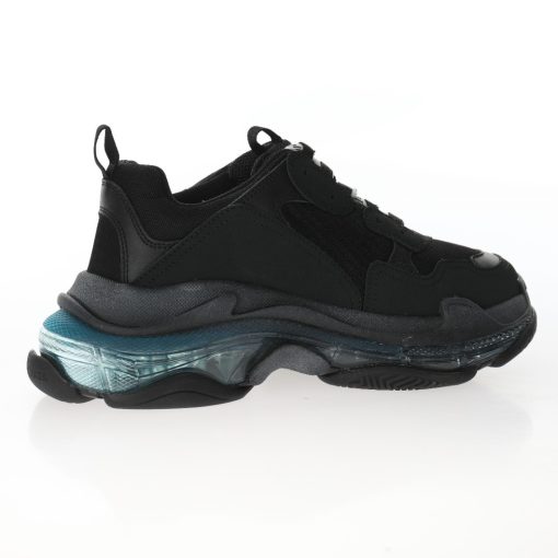 Balenciaga Triple S Black cold ice blue