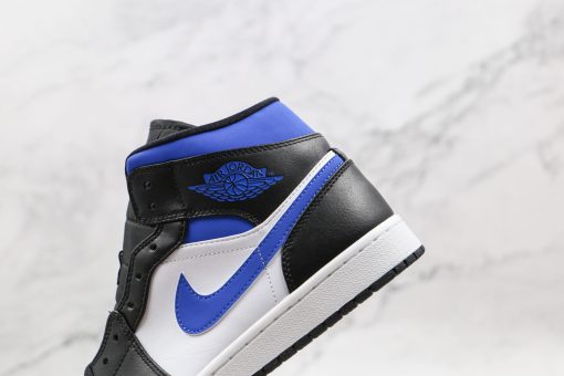 Nike Air Jordan 1 Mid White Black Royal