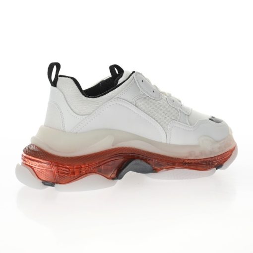 Balenciaga Triple S Transparent air cushion wine red light grey black