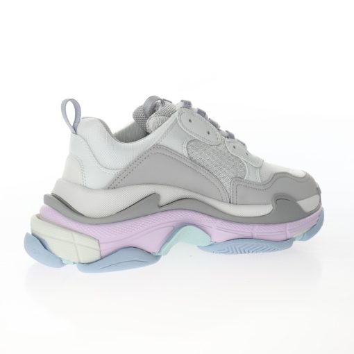 Balenciaga Triple S White fog light purple light blue