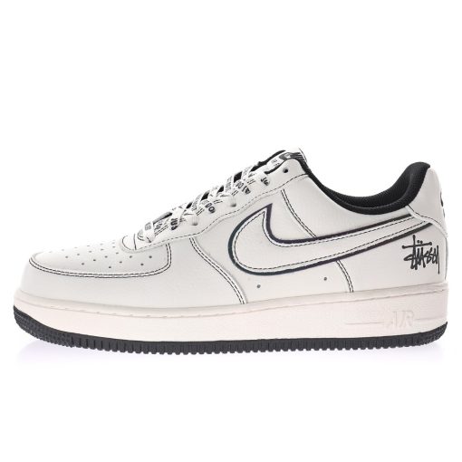 Stussy x Nike Air Force 1´07"White/Black Laser