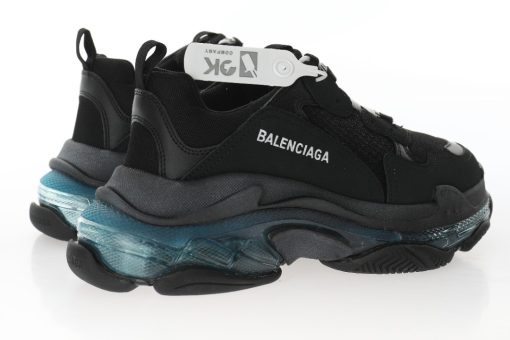 Balenciaga Triple S Black cold ice blue