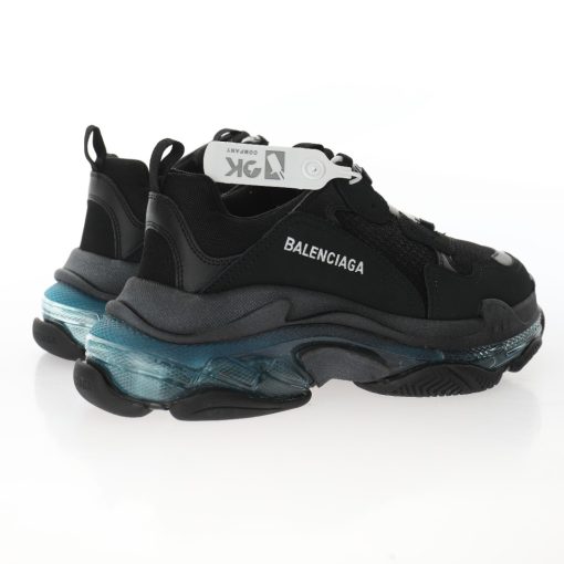 Balenciaga Triple S Black cold ice blue